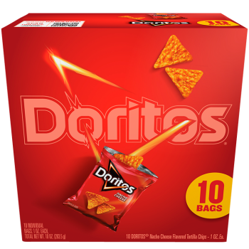 DORITOS® Nacho Cheese Flavored Tortilla Chips 10 Multi-Pack