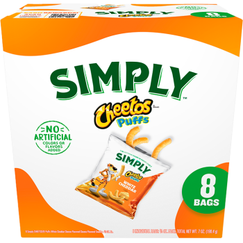 SIMPLY CHEETOS® Puffs White Cheddar Cheese Flavored Snacks Multi-Pack